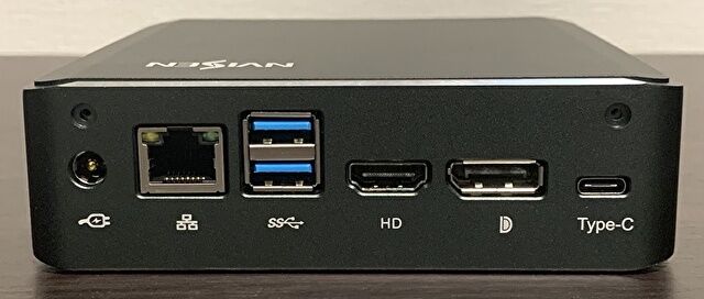 実機レビュー、Core i7-8565U搭載のミニPCベアボーン「NVISEN (EGLOBAL
