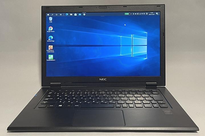 NEC VersaPro VG-N(VK22TG)、中古購入の超軽量、2.5K解像度 13.3インチ