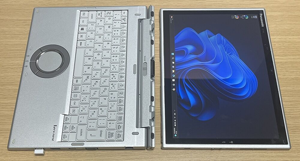Let's note CF-XZ6、Windows 11とドライバーのインストール手順