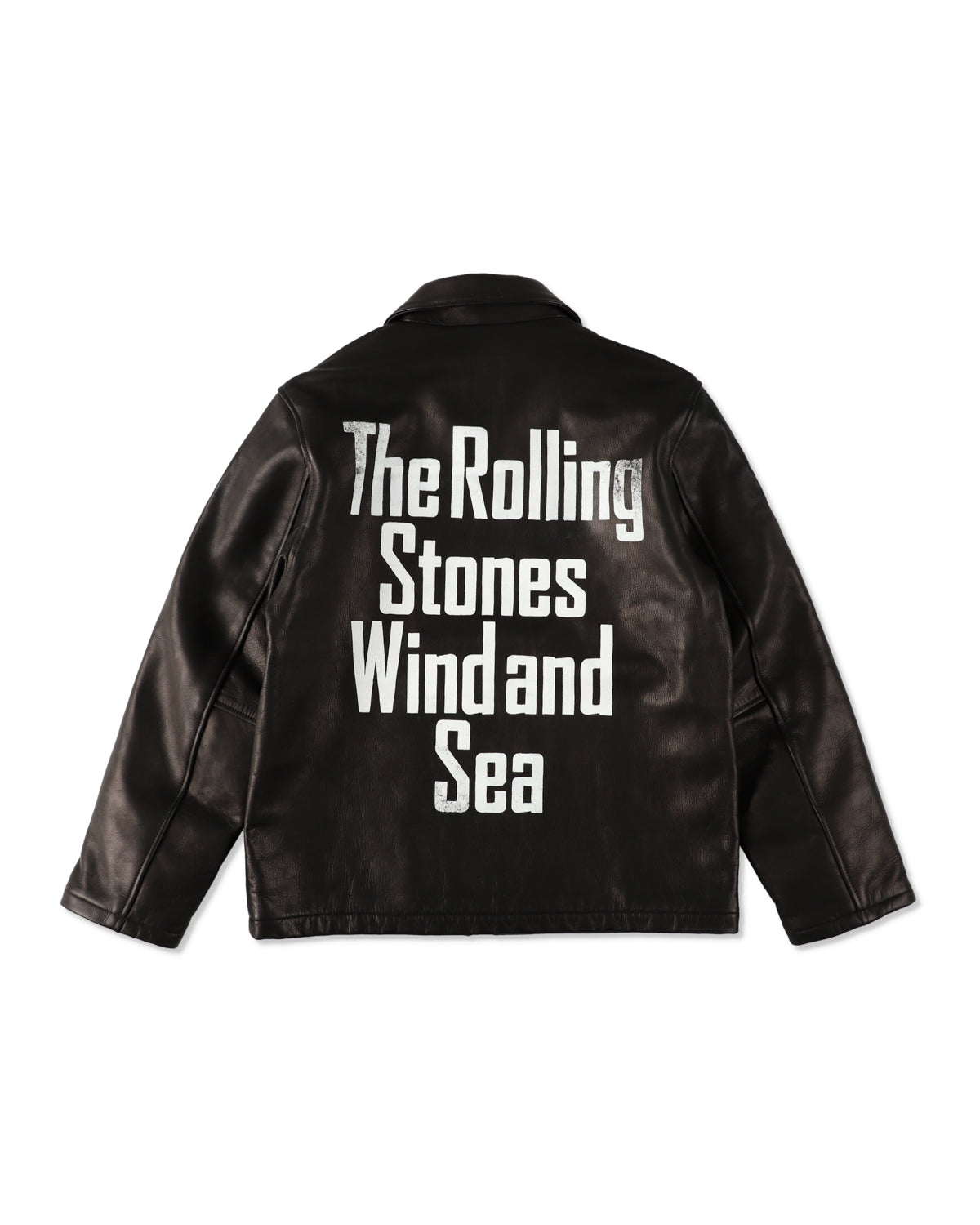 THE ROLLING STONES x WDS LEATHER JACKET – WIND AND SEA