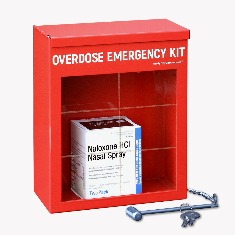 Overdose Emergency Kit Cabinet Locking v2 – Windy City Cabinet