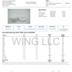 CBDアイソレート原料 ｜リキッド・オイル・エディブル加工