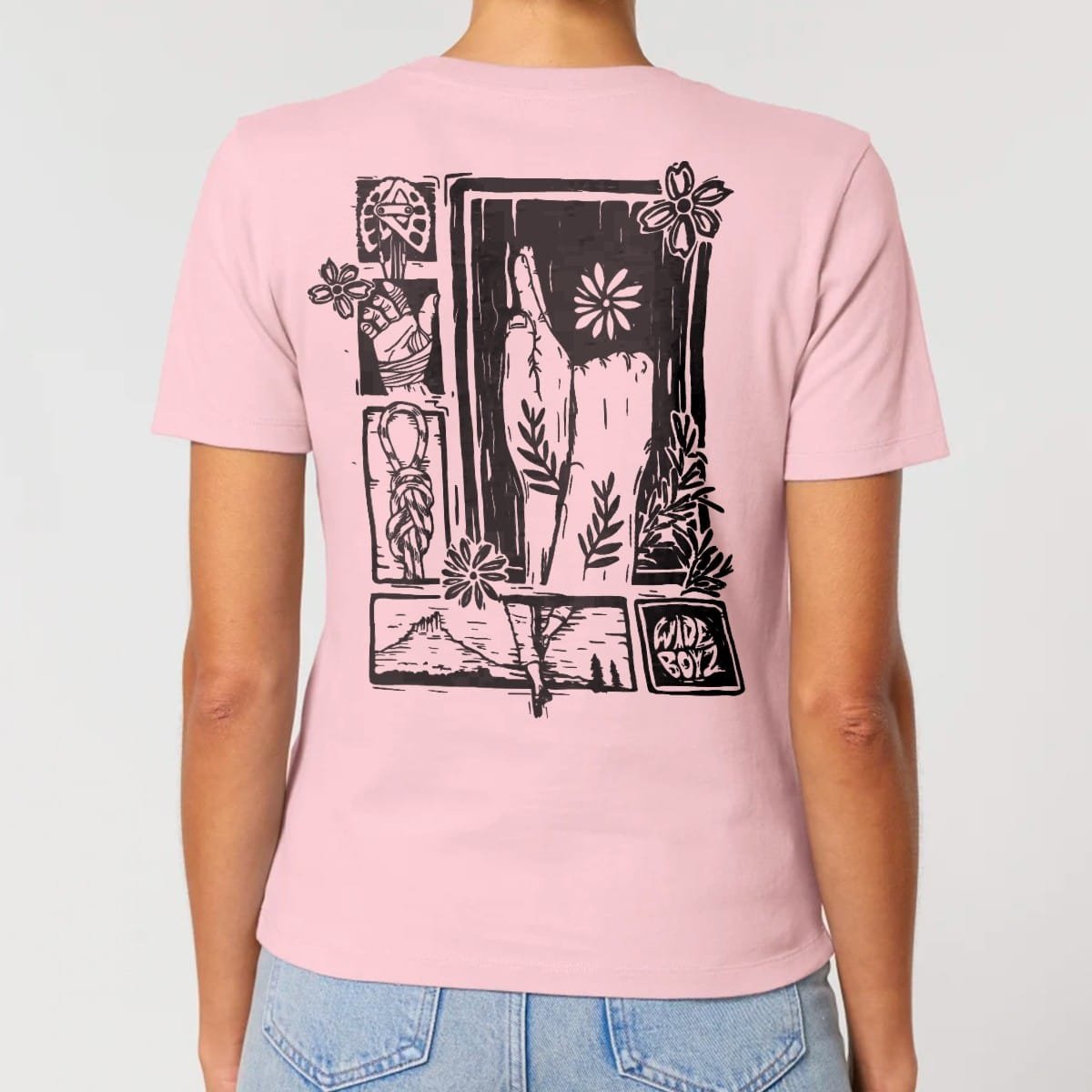 Women's Flower Fist T-shirt | Wideboyz