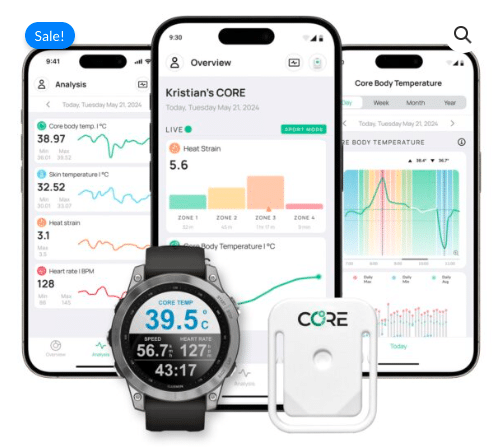 Core Body Temperature Sensor | Wild Air Sports