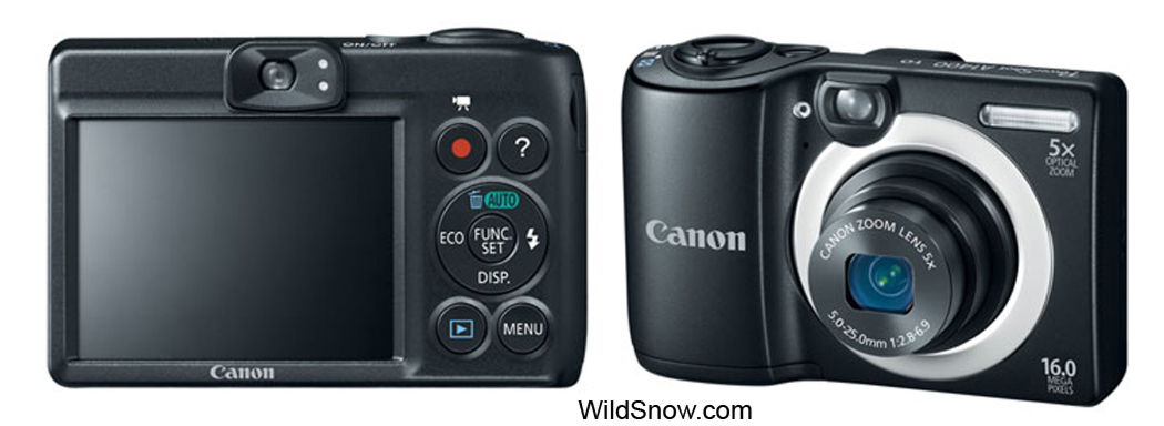 Canon Dimunitive A1400 Camera has Viewfinder - First Look - The