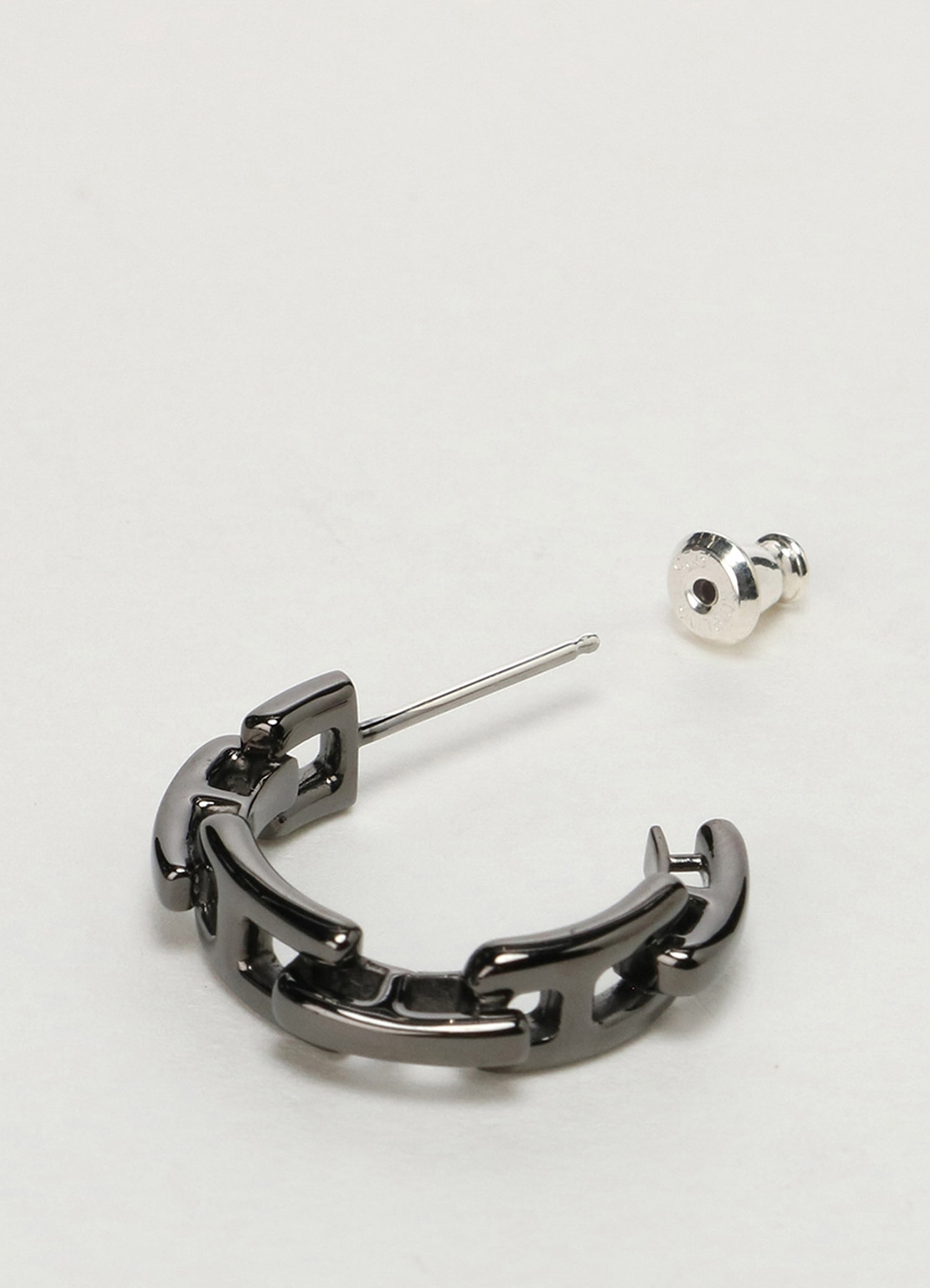 WILDSIDE × AMBUSH A CHAIN EARRINGS(FREE SIZE BLACK): AMBUSH