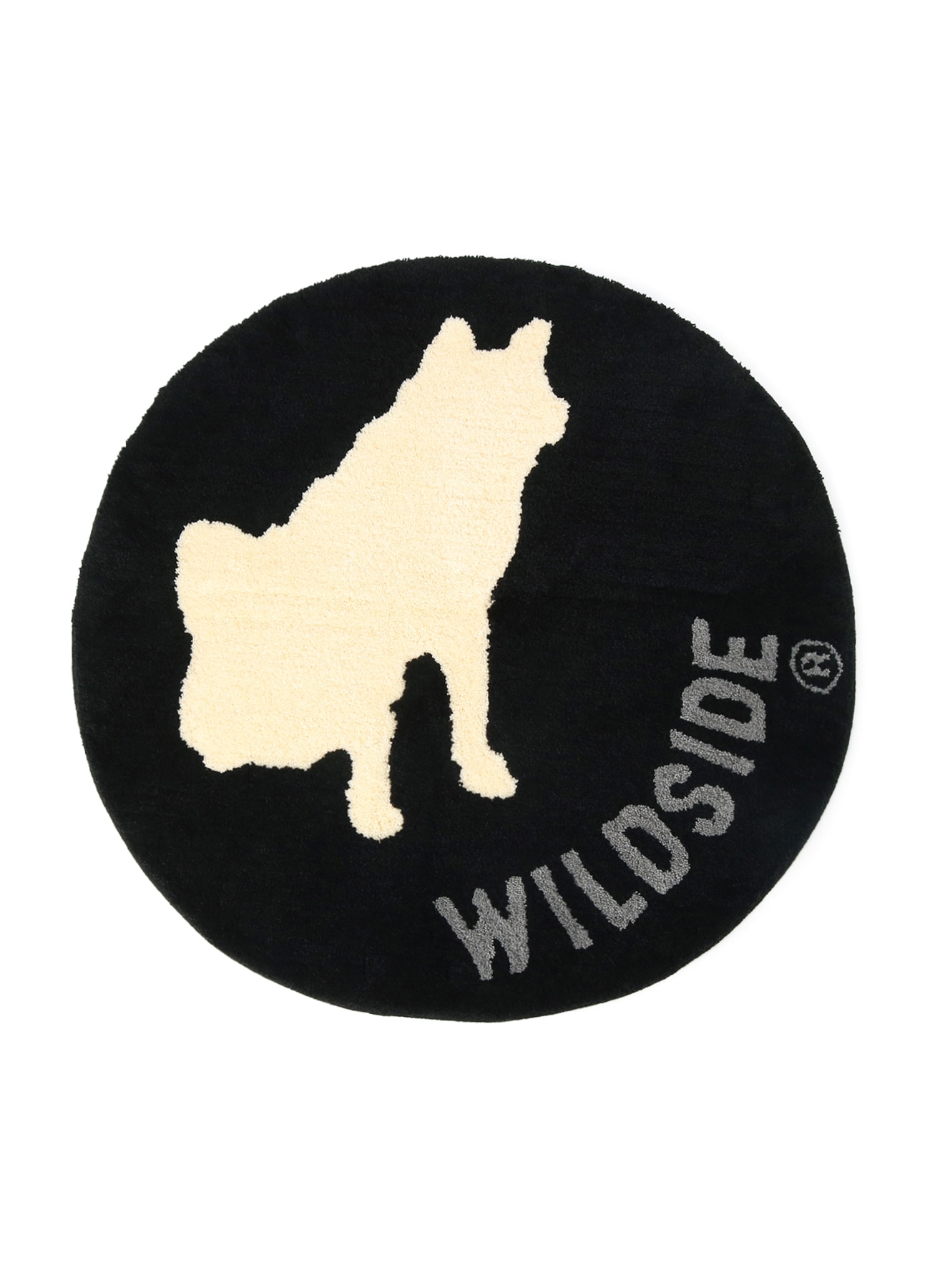 WILDSIDE × MIYOSHI RUG RIN Rug(FREE SIZE BLACK): MIYOSHI RUG
