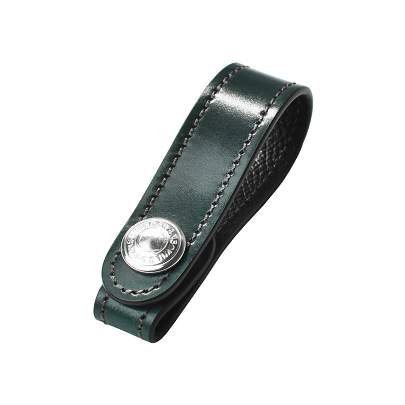 キーホルダー《リーフ》シェルコードバン｜WILDSWANS(ワイルドスワンズ