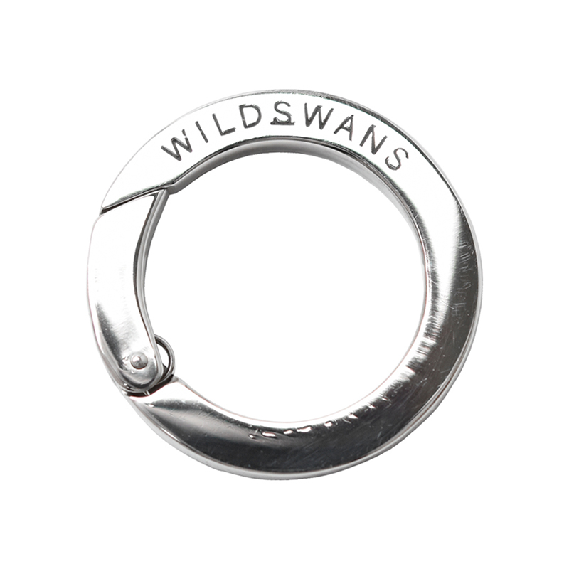 キーリング《カラビナS》サージカルステンレス｜WILDSWANS(ワイルド