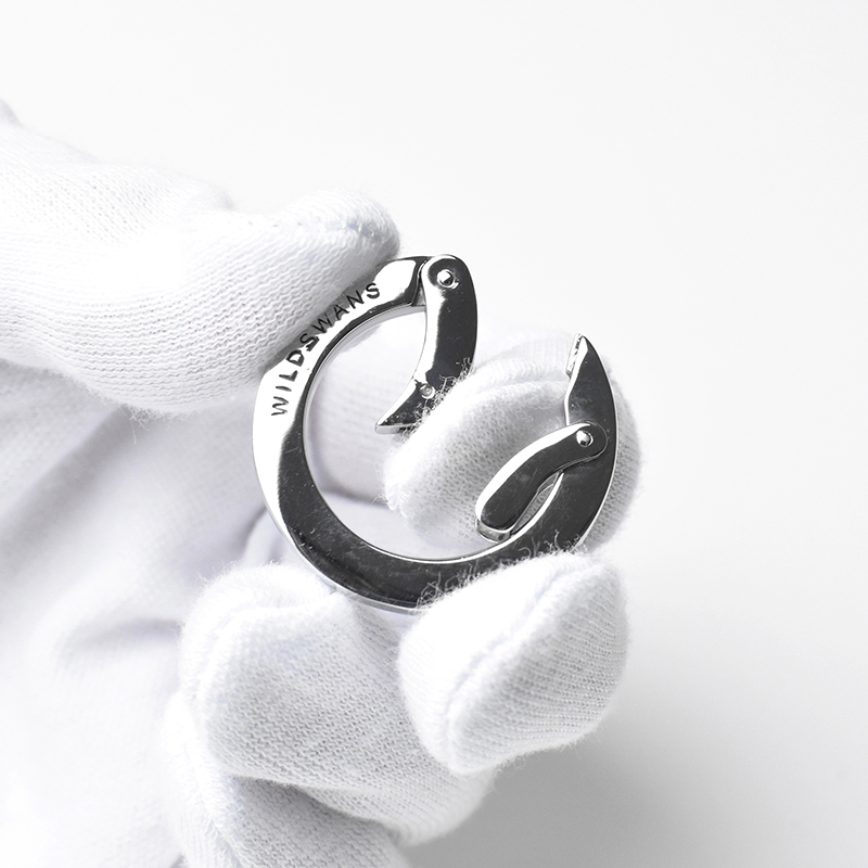 キーリング《カラビナL》サージカルステンレス｜WILDSWANS(ワイルド