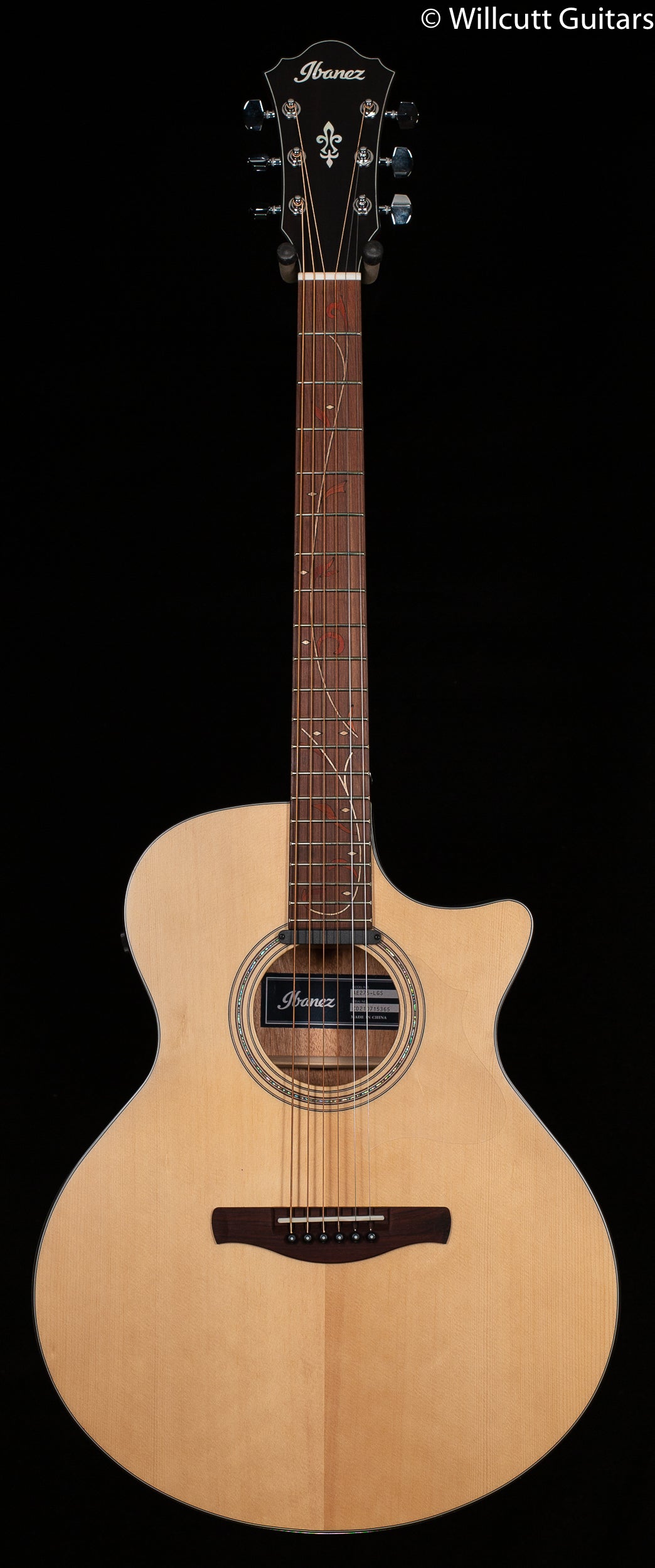 Ibanez AE Series AE275 Natural Low Gloss (365) - Willcutt Guitars