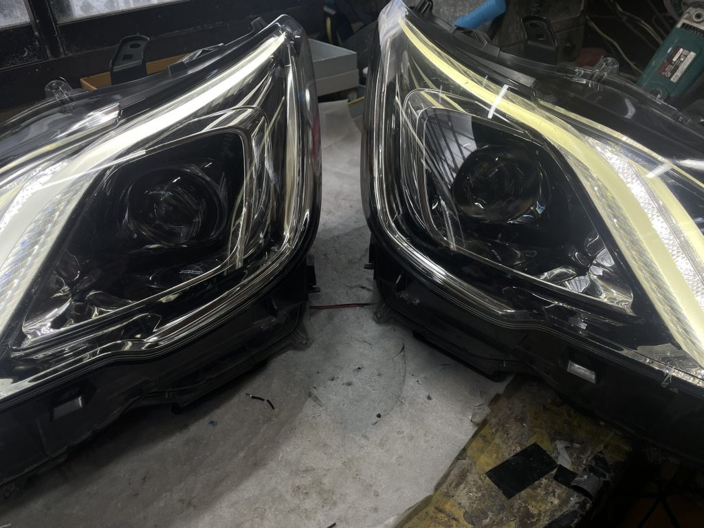 210クラウン 前期 後期 ヘッドライト移植 カスタム事例！インナー