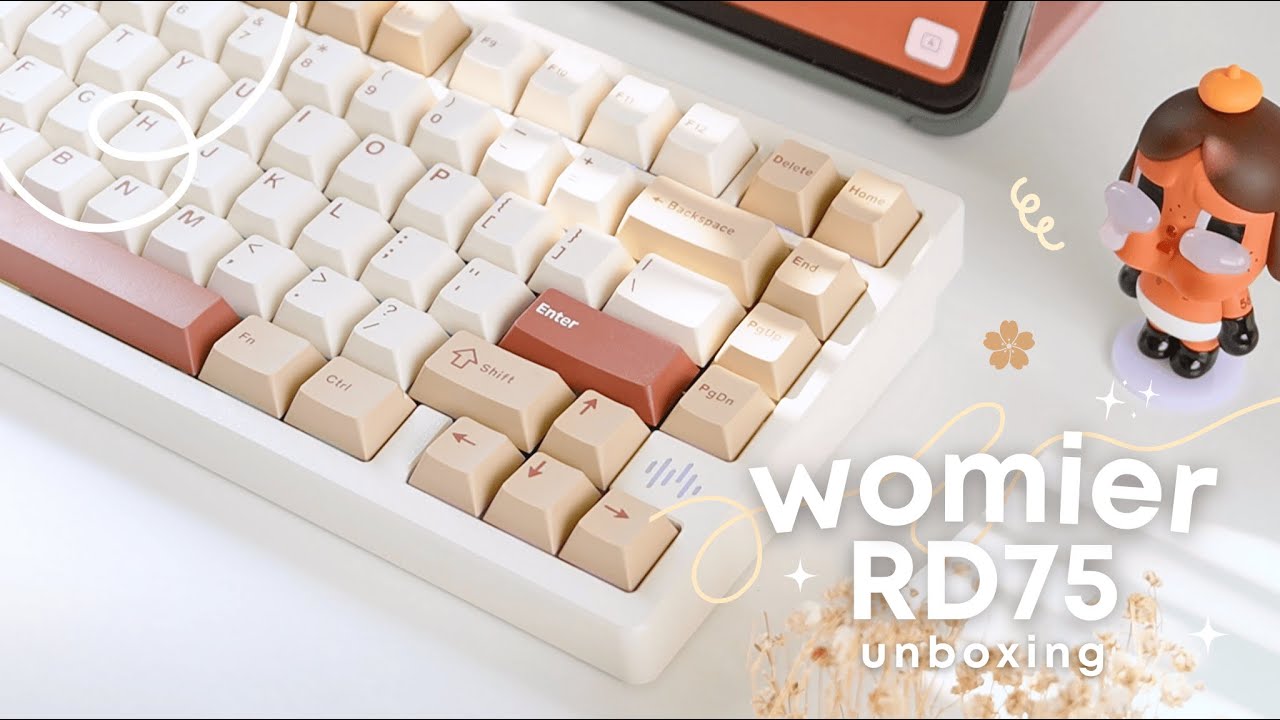 Womier RD75 Pro 75% Wireless Mechanical Aluminum Keyboard, QMK/VIA