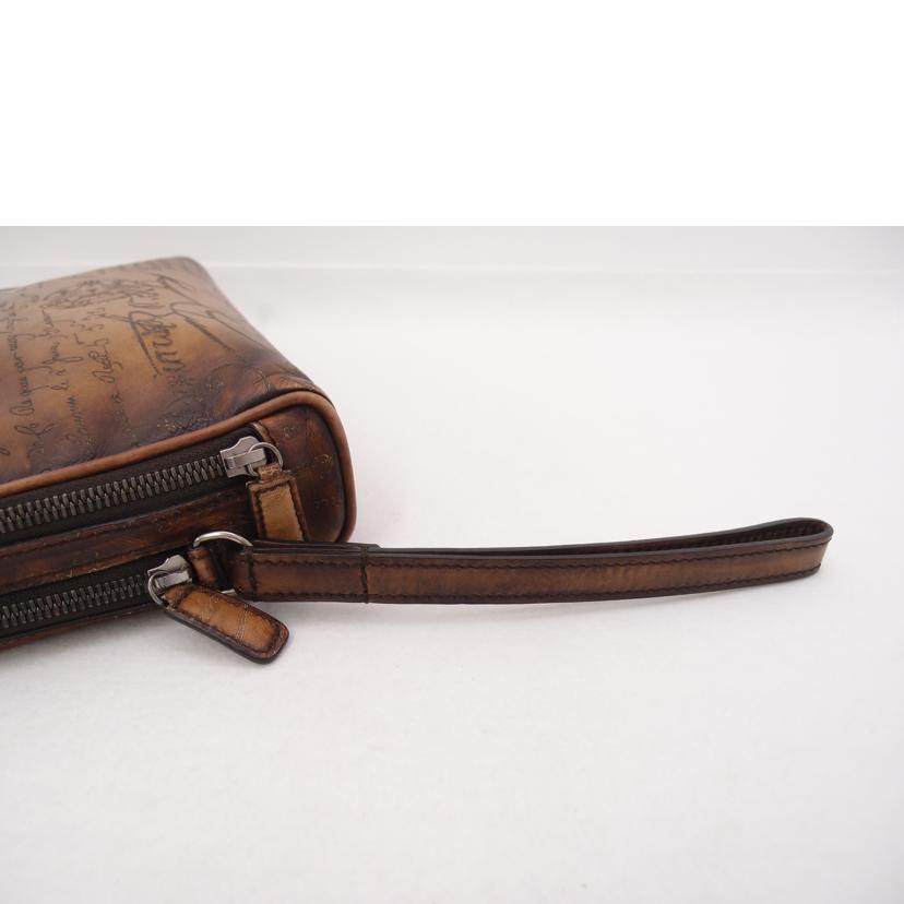 BERLUTI ベルルッティ クラッチバッグ セカンドバック 茶 W