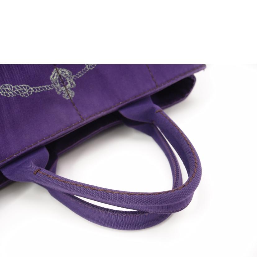 PRADA プラダ トートバッグ ハンドバッグ キャンバス 紫/ブランド