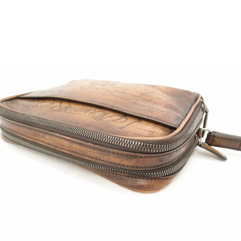 BERLUTI ベルルッティ クラッチバッグ セカンドバック 茶 W