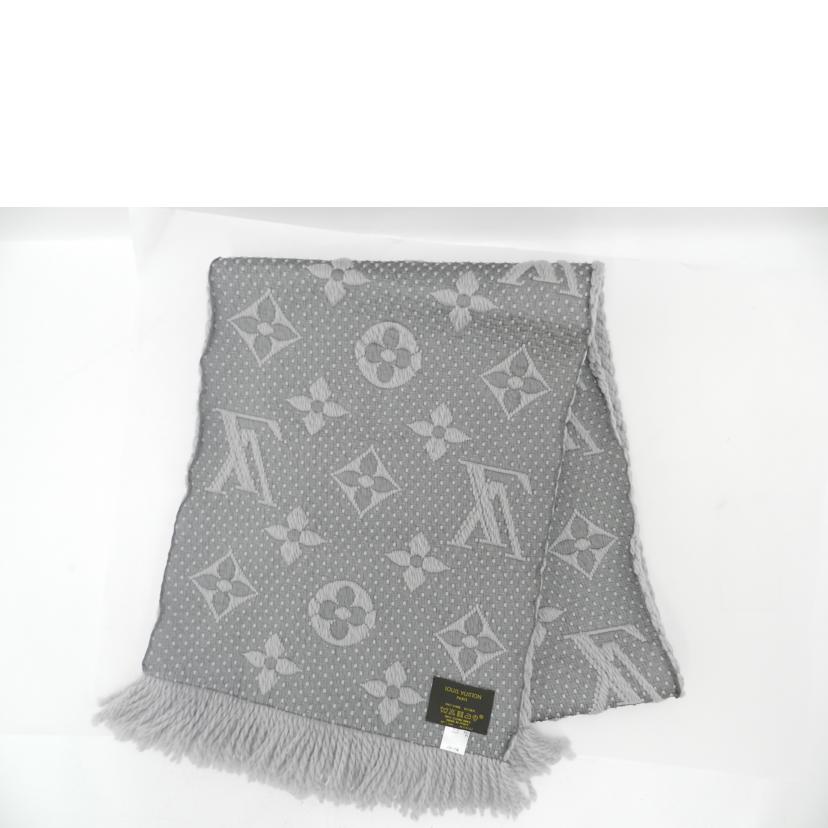 LOUIS VUITTON ルイヴィトン マフラー グレー ウール
