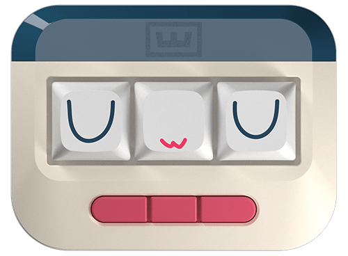 Wooting uwu RGB 替えのキースイッチ付き Wooting uwu RGB 替えのキー