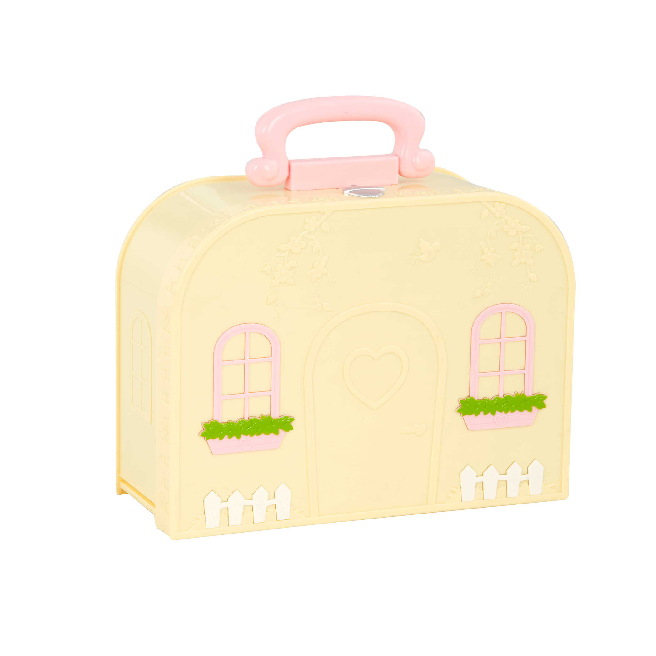 Deluxe Travel Suitcase Playset | Carry Case with Figurines | Li'l