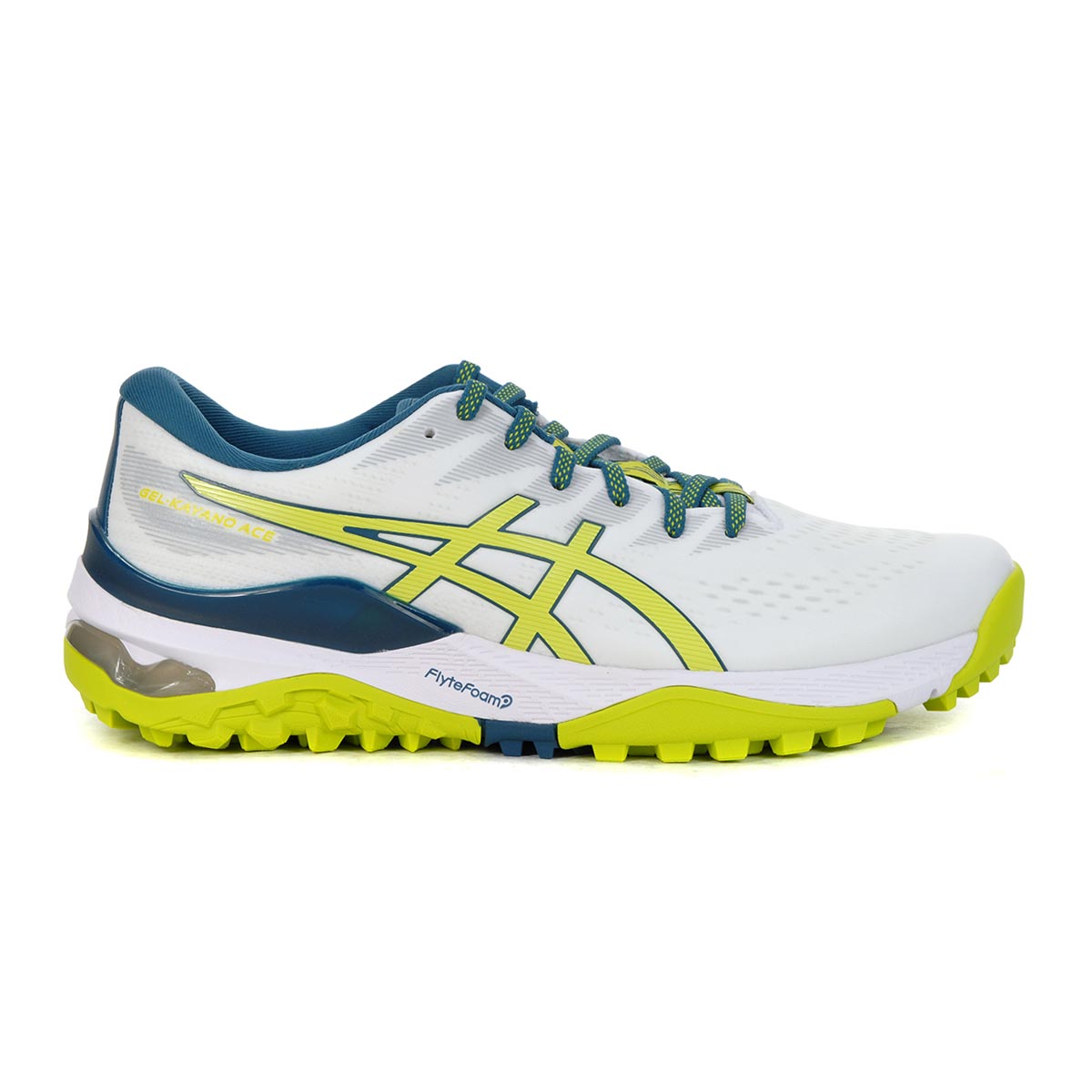 ASICS Men's Gel-Kayano Ace White/Lime Golf Shoes 1111A209.102 | eBay
