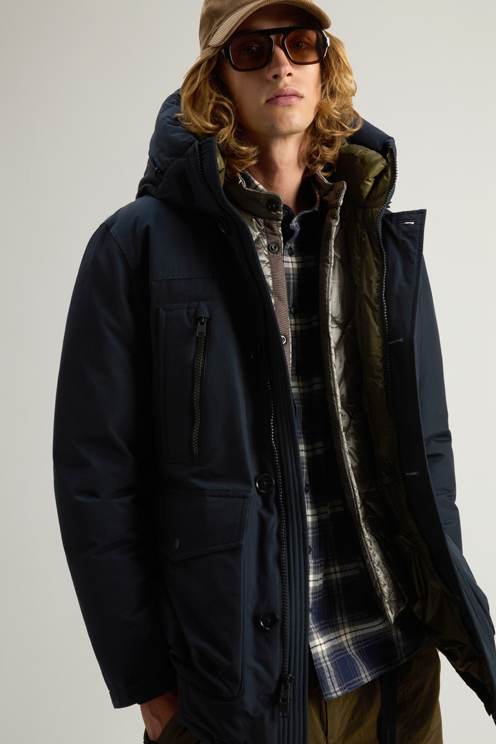 Men's Arctic Parka Evolution in Ramar Cloth blue | Woolrich US
