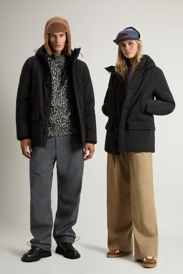 Unisex's Cloud Arctic Parka with Hood black | Woolrich US