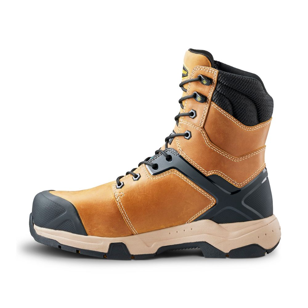 Terra Carbine Men's WP 8 inch Composite Toe Work Boot - WHEAT TR0A4TCR