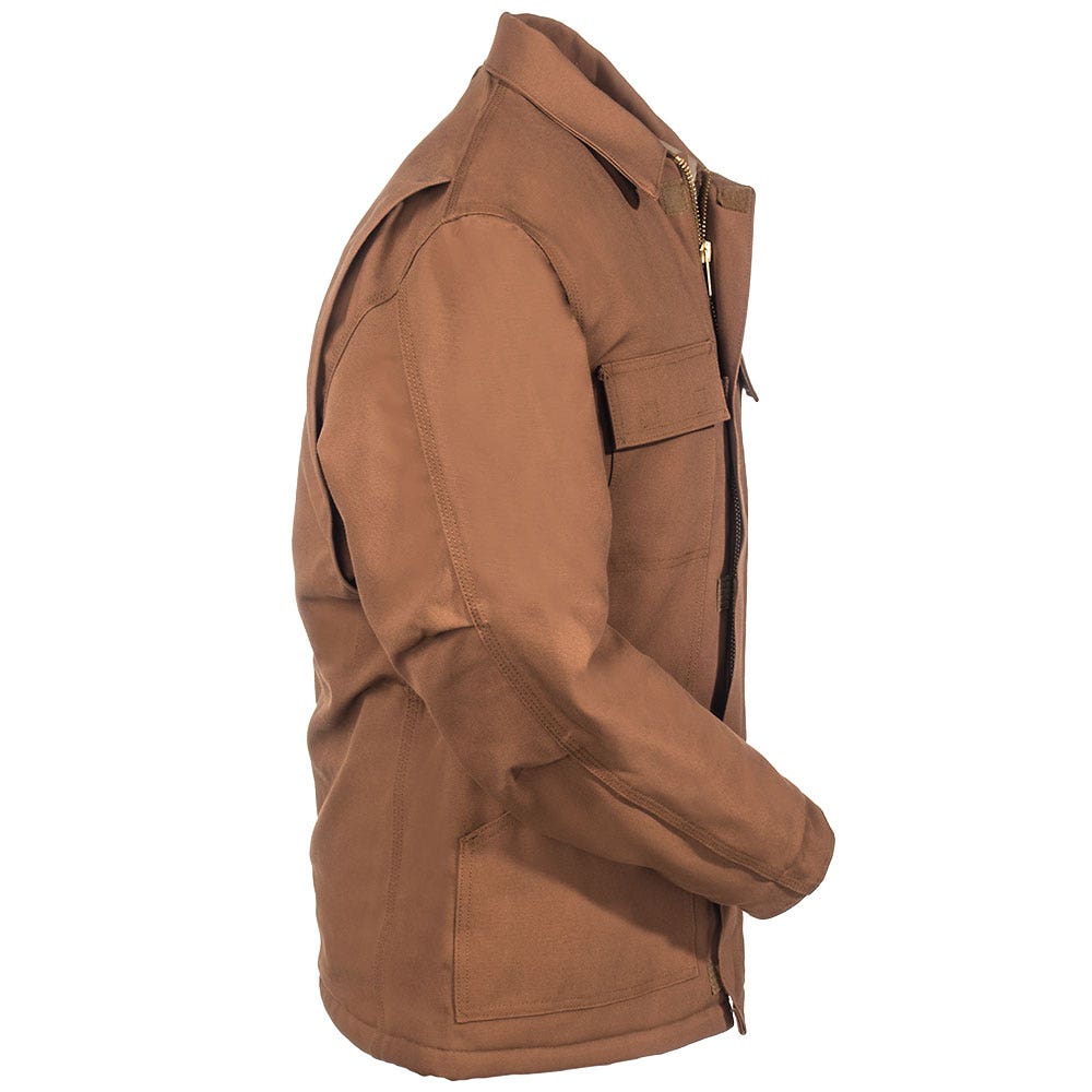 Carhartt Coats: Men's Flame Resistant 101618 211 Cotton Duck Lined