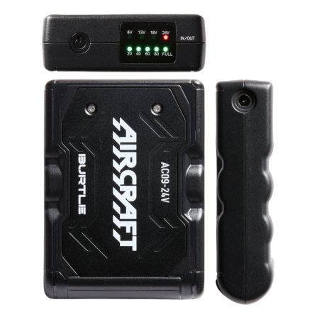 バートル] AC09/AC09-1 エアークラフト【バッテリー・黒ファン】セット