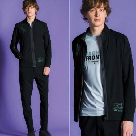 アイズフロンティア] 3853 吸水速乾A.D.ストレッチジョガーパンツ