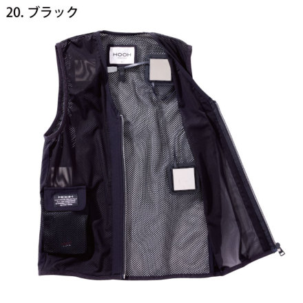 HOOH] PV555 ペルチェベストセット 四角形 (冷暖兼用)