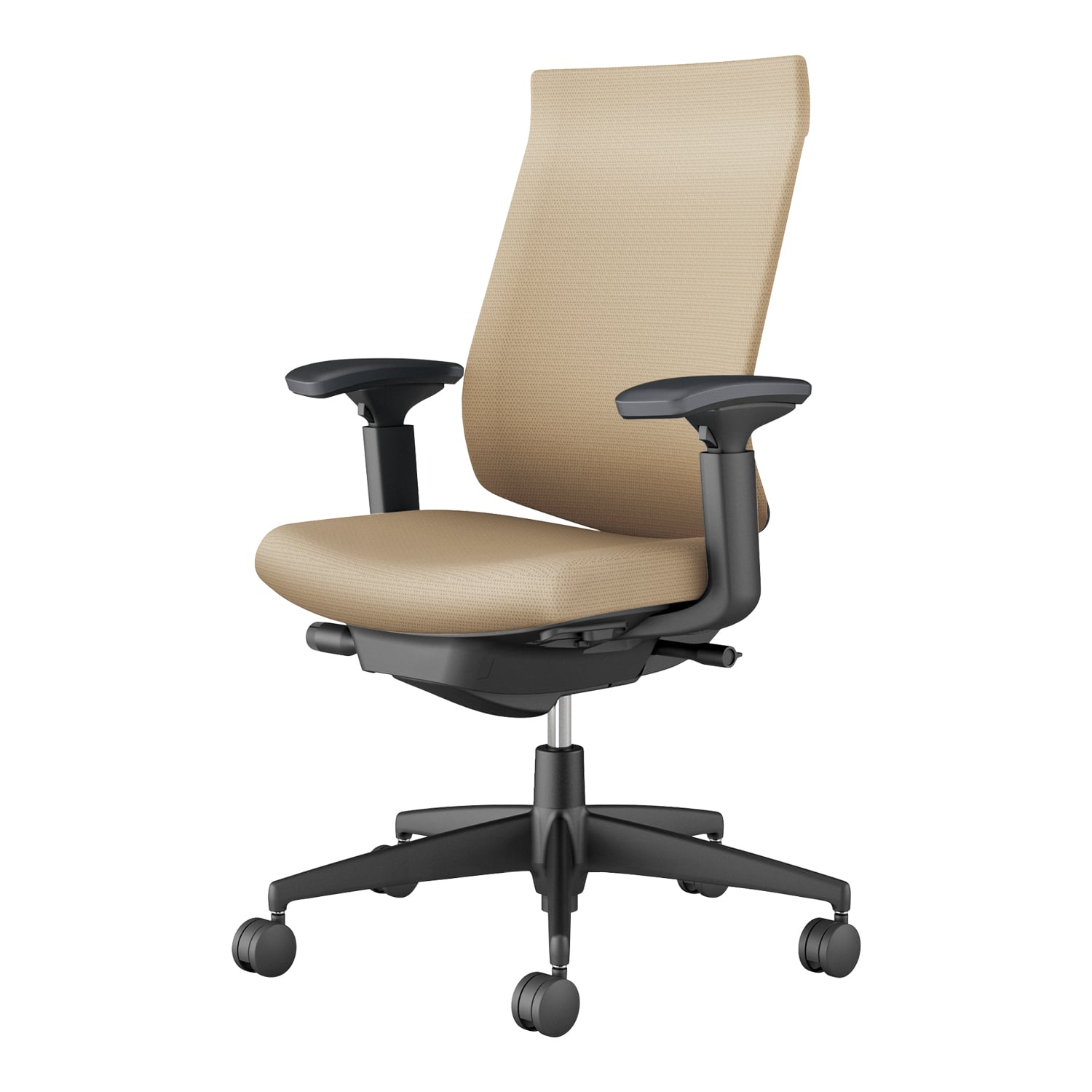 Wizard4 ウィザード4／ハイバックタイプ／可動肘／ブラック樹脂脚／布