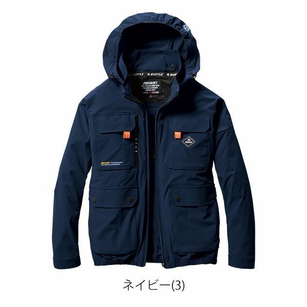 3XL BURTLE バートル 空調作業服 作業着 ACブルゾン 2024年新作(ユニ