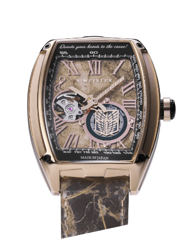 進撃の巨人×阿波和紙 コラボ時計 日本製自動巻き