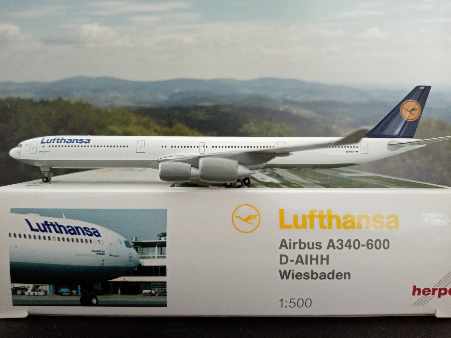 航空機・ヘリコプター Herpa Lufthansa A340-600 1/500 ルフトハンザ