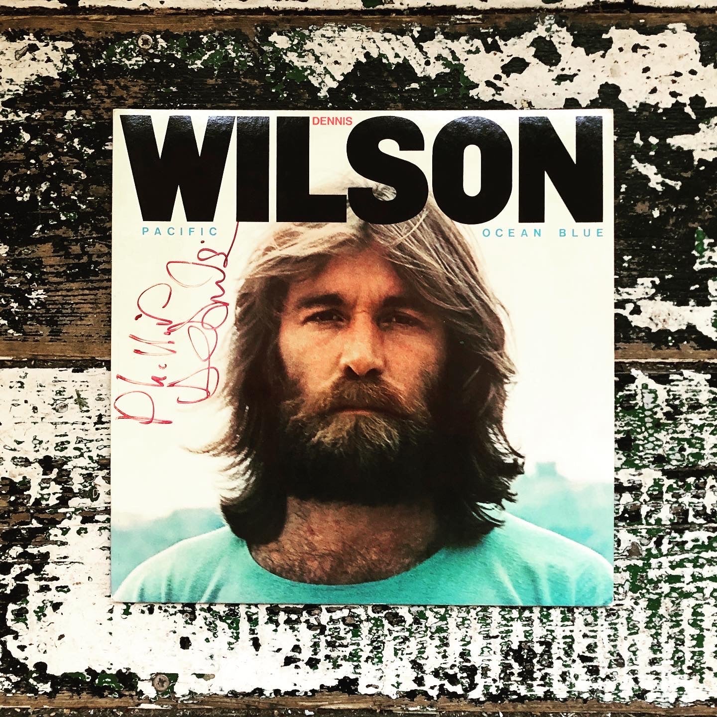 Dennis Wilson - Pacific Ocean Blue - SIGNED – World Of Echo