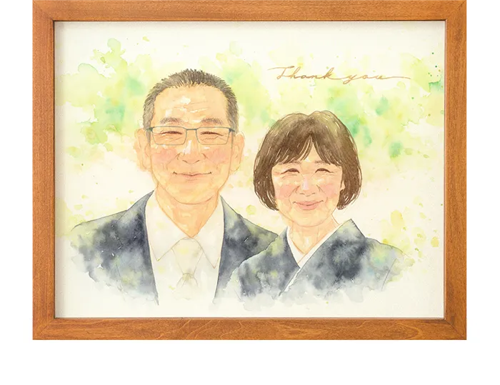 似顔絵作家：はち|似顔絵ウェルカムボードのWORLD1（ワールドワン）