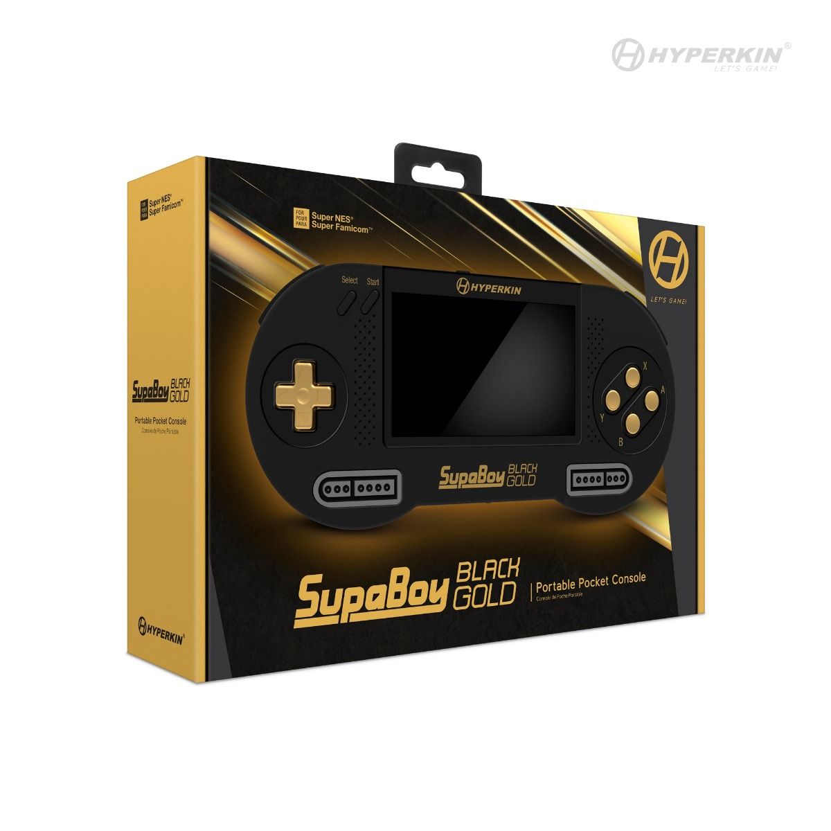 HYPERKIN SUPABOY Black Gold USB Type-C版 スーパーファミコンSFC