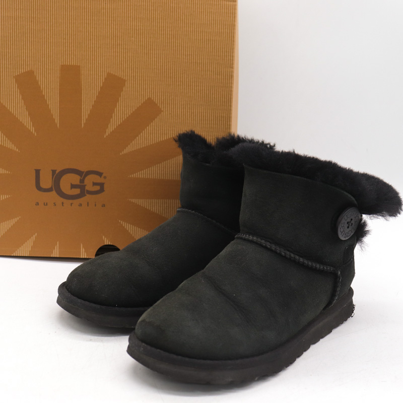 23センチUGG ムートンブーツ 黒 Classic Short アグ UGG