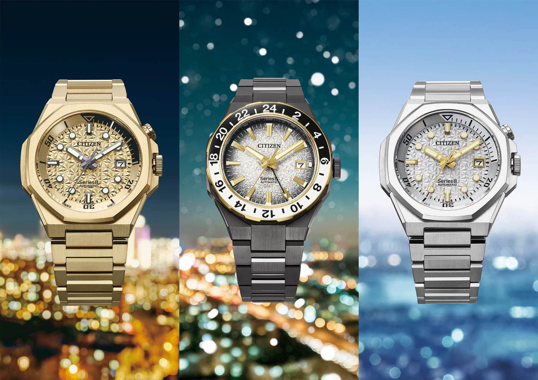 Citizen Introduces a Trio of Limited Edition Series8 Watches