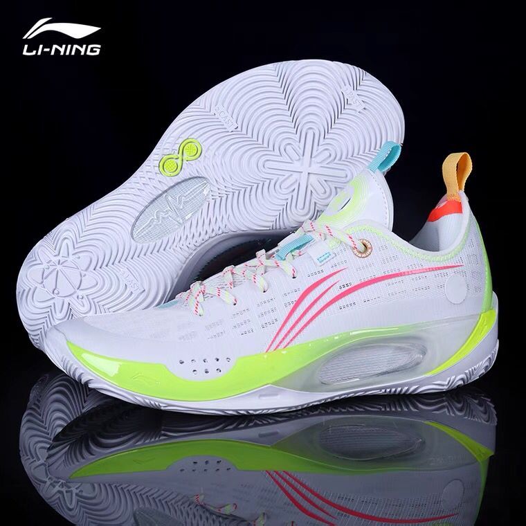 Li Ning Way of Wade 808 II 2 Energy Basketball Shoes White Noen