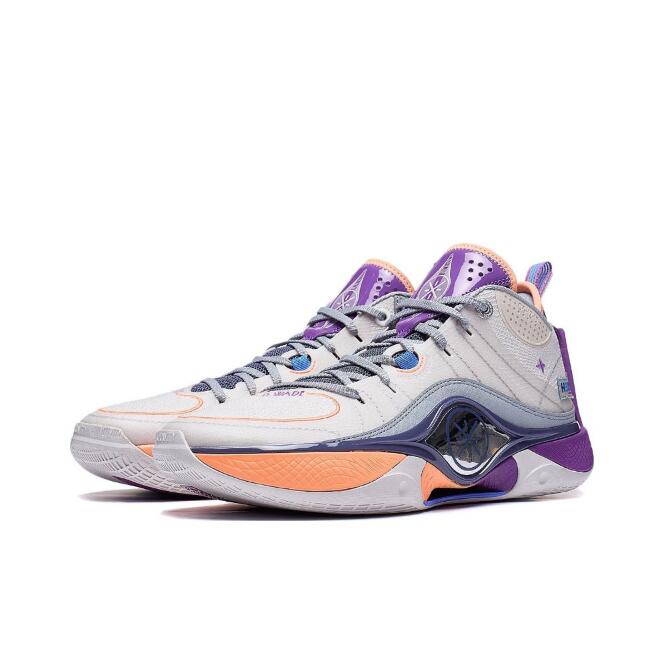 LiNing Way of Wade Shadow 5 “Heat” Grey Purple Orange – LiNing Way