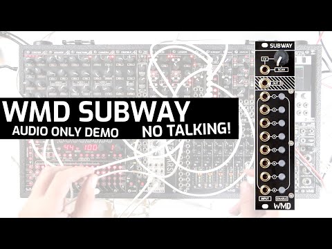 LIMITED RUN! Subway: 8 Input Scanning Crossfader in 6 HP WMD