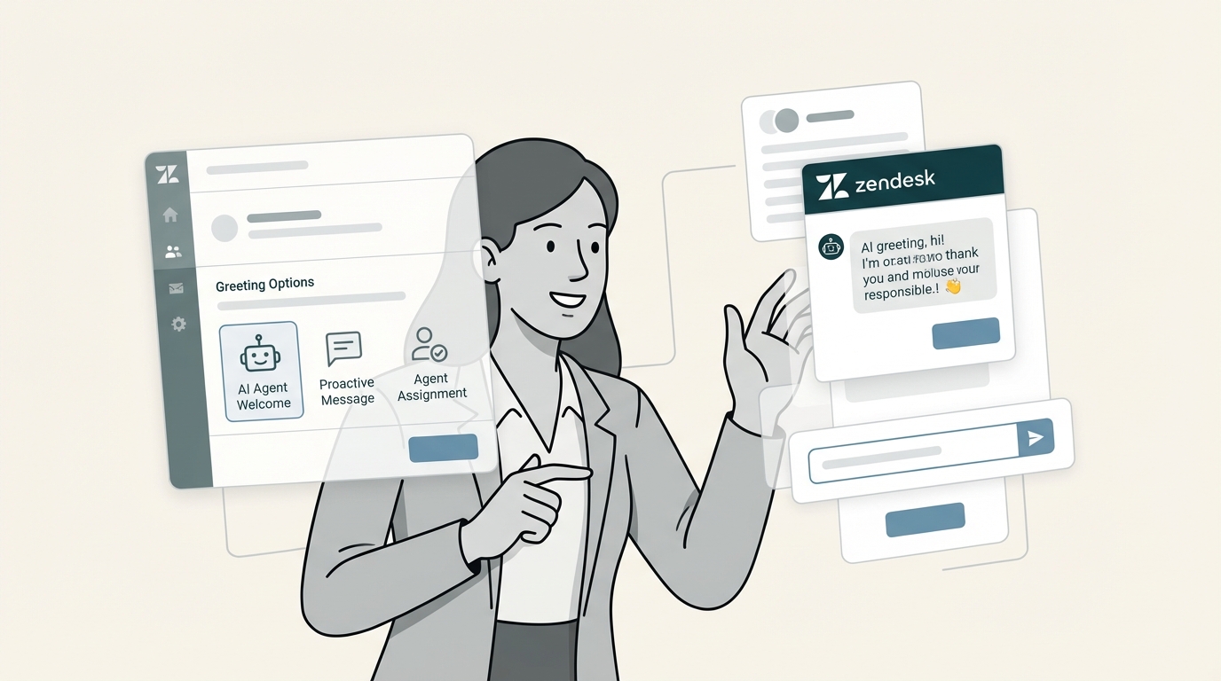 Zendeskメッセージングエージェントのあいさつ設定方法：完全ガイド