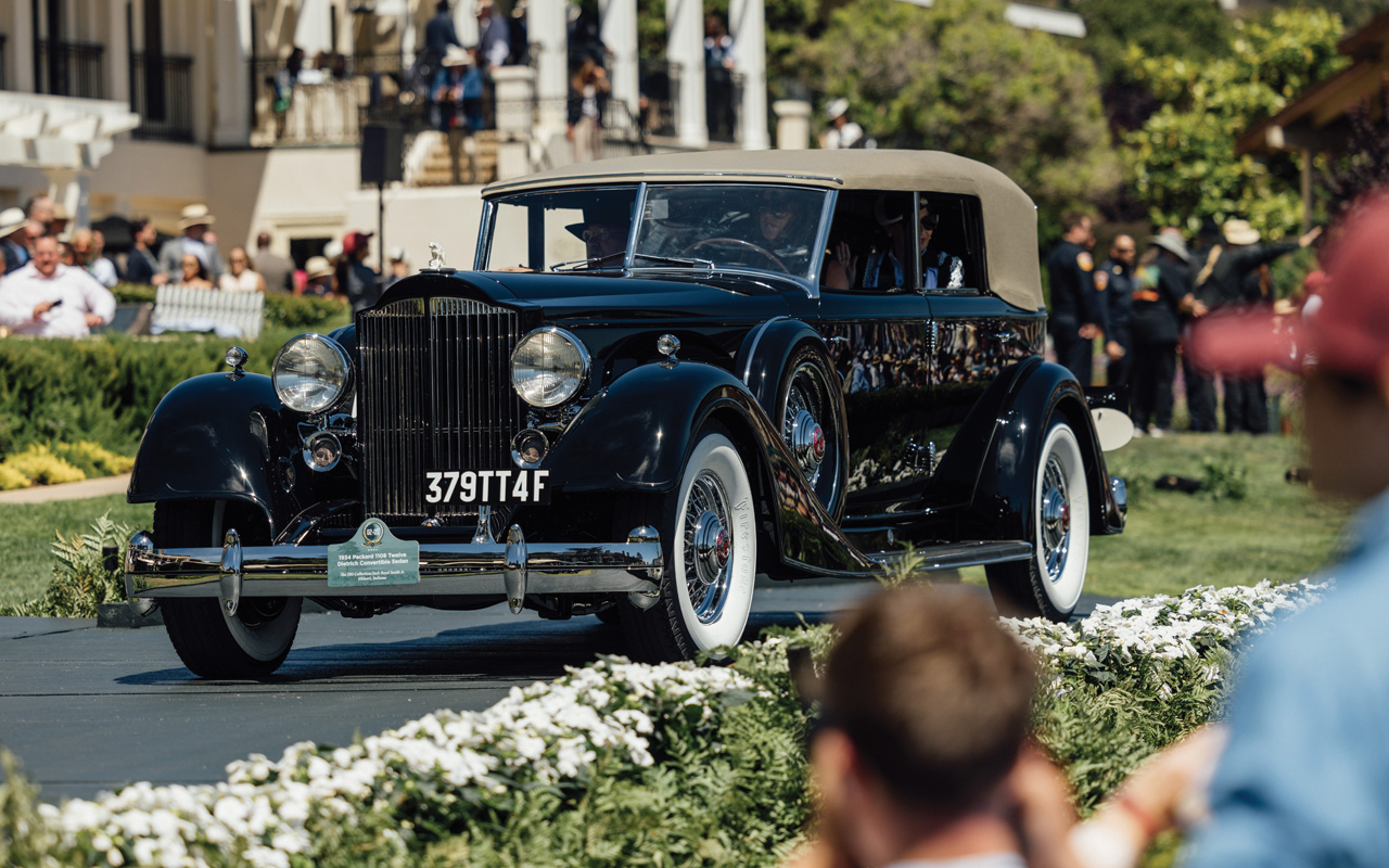 AUTOMOTIVE: 1934 Packard Twelve Custom Convertible Sedan