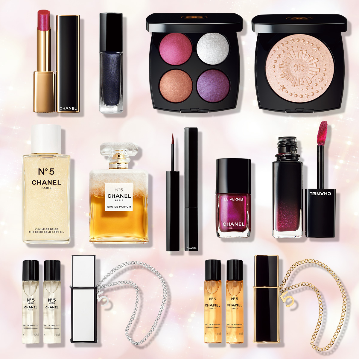 シャネル・クリスマスコフレ】オーロラから着想を得たカラーで華やかな