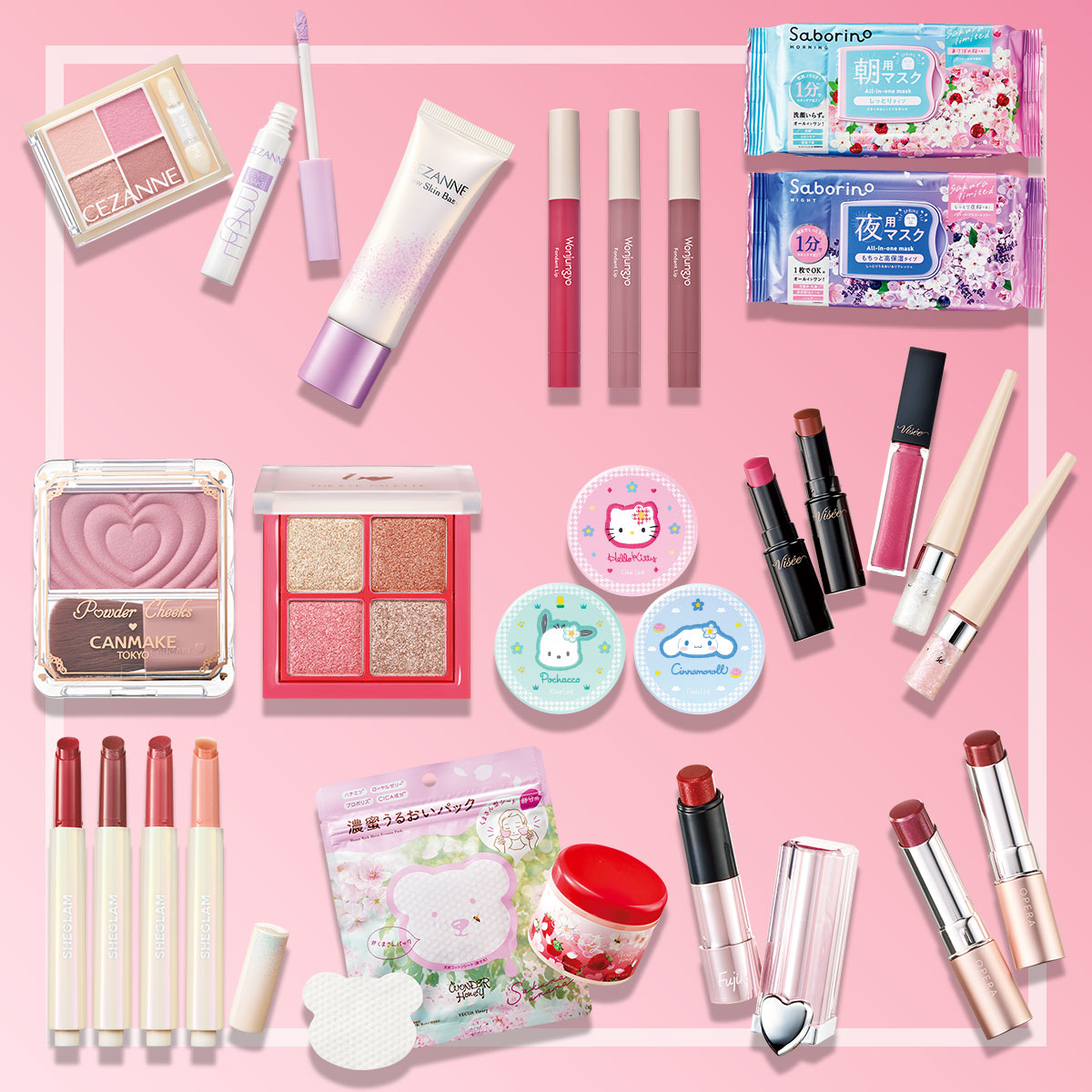 ALL2000円以下】春色先取り！新作プチプラコスメ17選【キャンメイク