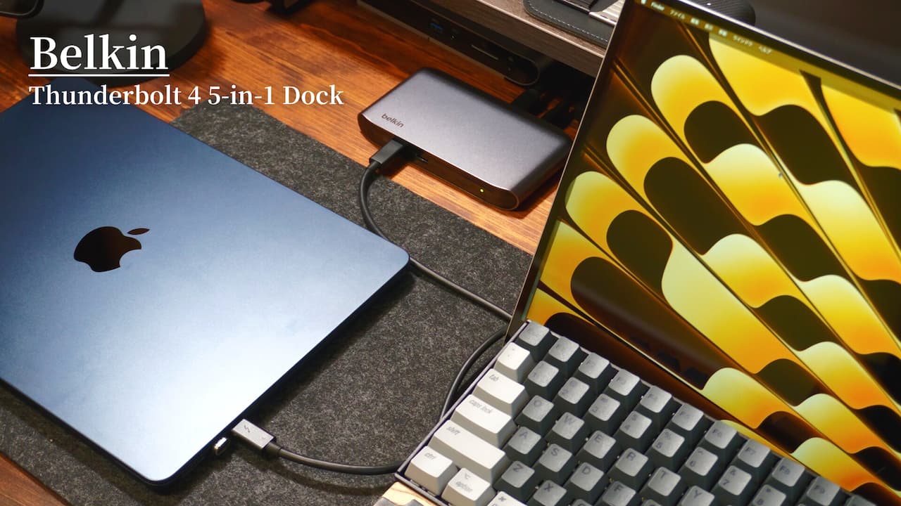 Belkin 5-in-1 Thunderbolt 4 ドッキングステーション レビュー | 96W