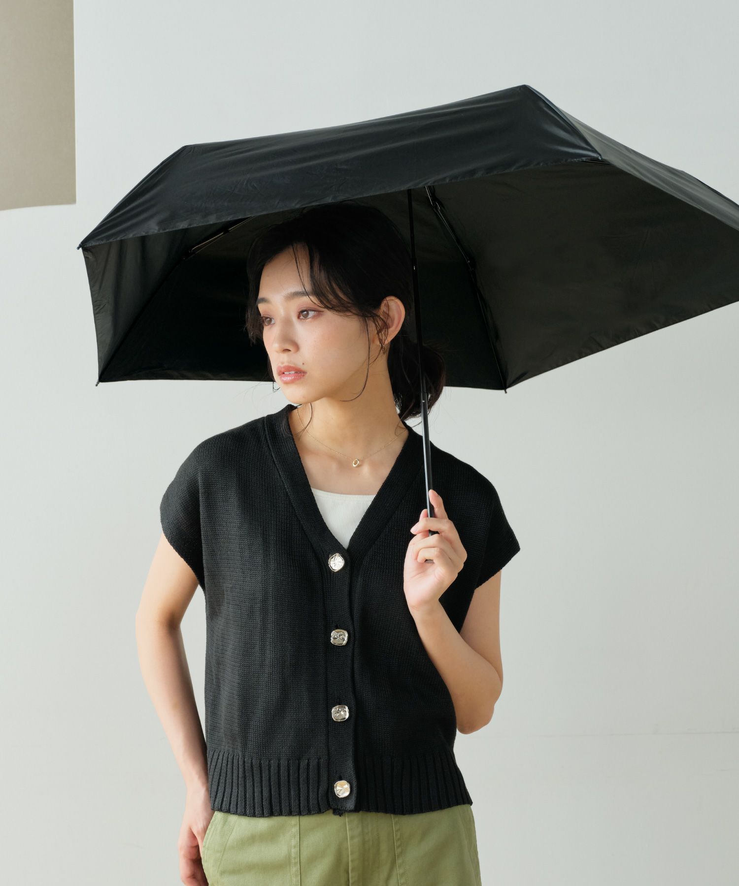 go-koh (ゴコウ) 【遮光超軽量】 50cm 55cm 日傘 折りたたみ 晴雨兼用