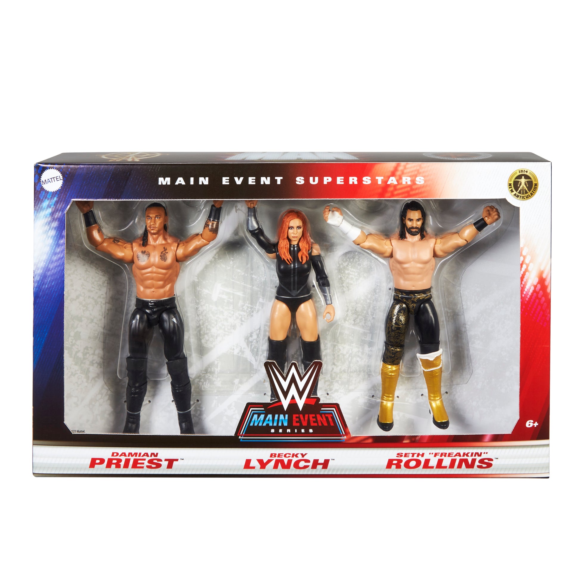 2024 WWE Mattel Main Event Superstars: Damian Priest, Becky Lynch